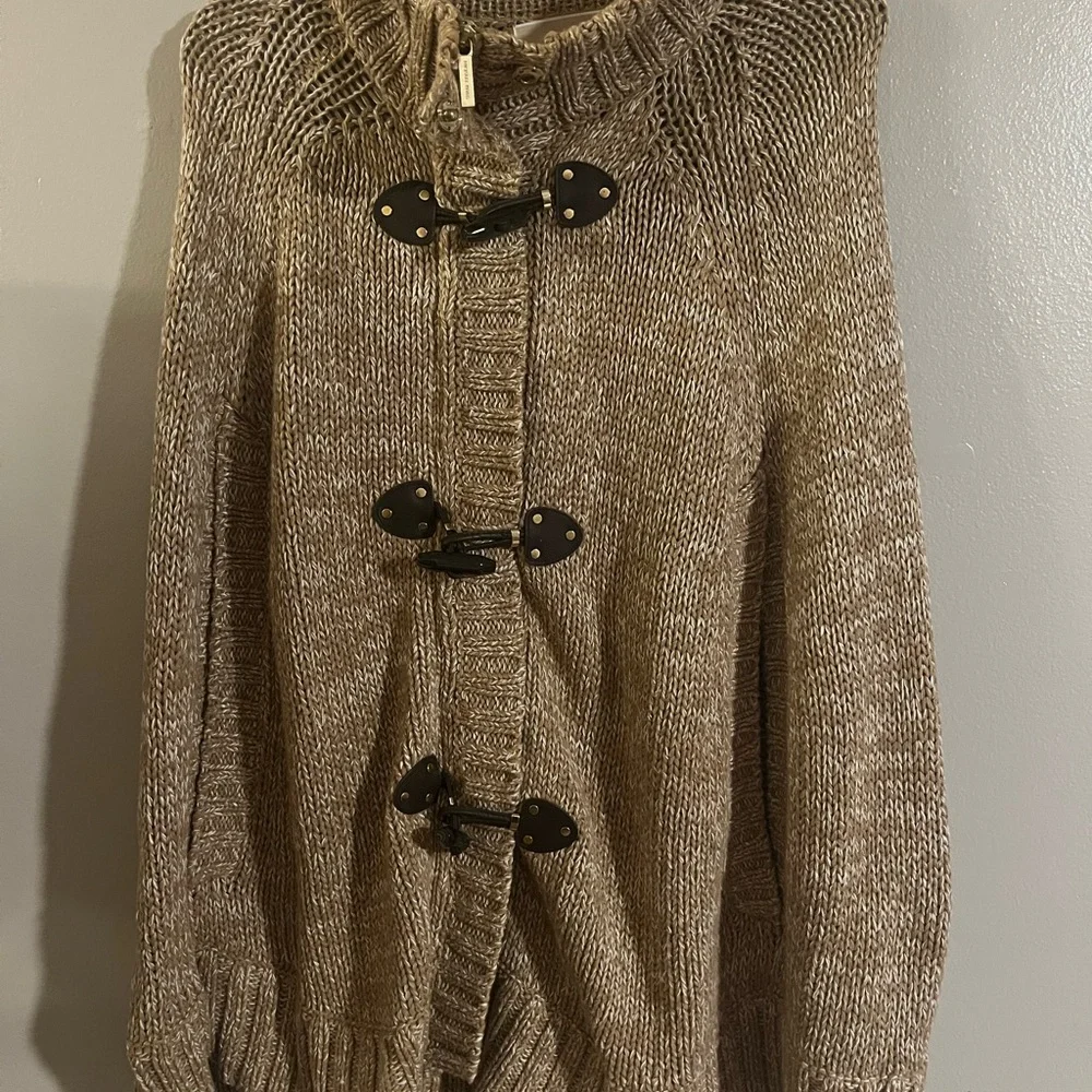 Michael Kors‎ Brown Toggle Cardigan